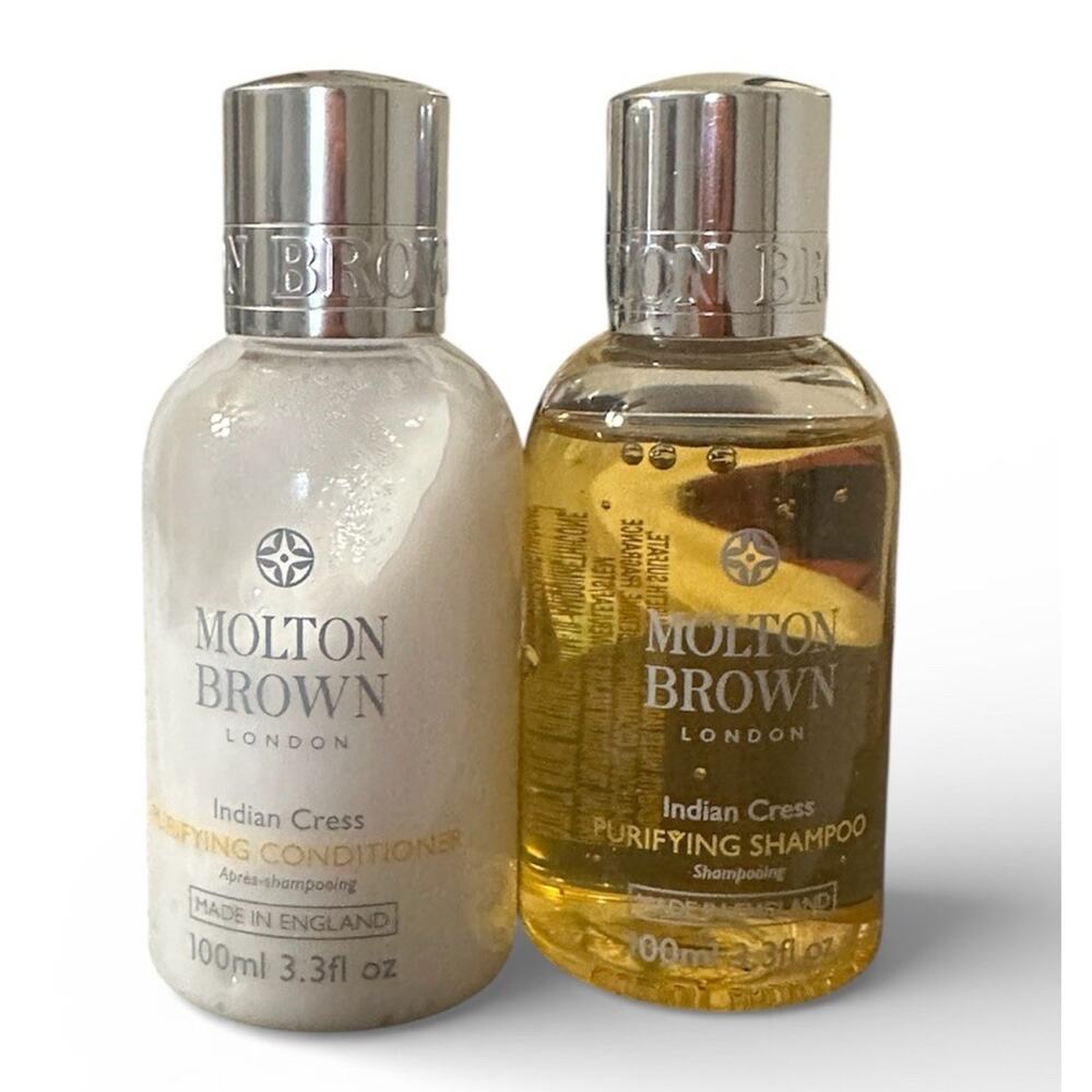 Molton Brown Purifying Shampoo Conditioner With Indian Cress 3.4 Oz